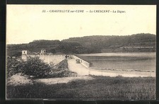 Cpa chastellux cure d'occasion  Expédié en France