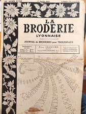 Journal broderie lyonnaise d'occasion  Villeneuve-de-la-Raho