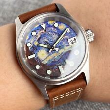 Relógio mecânico 36 mm NH35A 20ATM piloto masculino mostrador lume relogio de safira comprar usado  Enviando para Brazil
