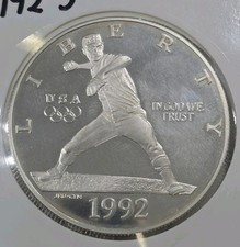 Moeda comemorativa de beisebol 1992 S Proof Olympics dólar de prata $1 não circulada comprar usado Moeda comemorativa de beisebol 1992 S Proof Olympics dólar de prata $1 não circulada comprar usado  Enviando para Brazil