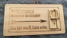 Holzschild bairisch lustig gebraucht kaufen  Kirchdorf