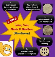 Tokens coins medallions for sale  Edmonds