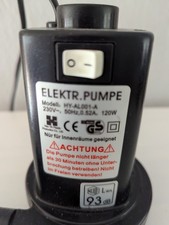 Luftpumpe elektrisch 230v gebraucht kaufen  Mainz