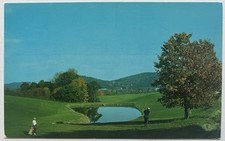 Cartão postal de golfe vintage | Jepko’s Three Ponds Golf Course | Elysburg, PA | Buraco 1 comprar usado  Enviando para Brazil