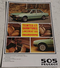 Catalogue publicitaire peugeot d'occasion  Châteauneuf-sur-Sarthe