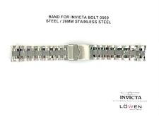 Autêntico Invicta Bolt 0969 26mm Aço Inoxidável Pulseira De Relógio, usado comprar usado  Enviando para Brazil