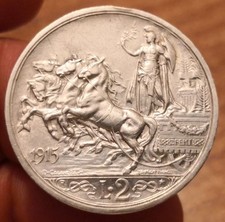 Moneta lire 1915 usato  Olbia