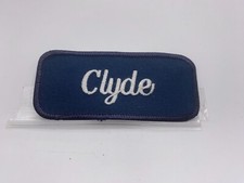 CLYDE USADO BORDADO VINTAGE COSTURAR NO NOME PATCH CORES SORTIDAS DISPONÍVEIS comprar usado  Enviando para Brazil