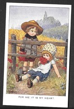 Rara cartolina bambini usato  Torino