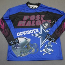 Camiseta Dallas Cowboys Masculina Grande Azul Post Malone Manga Longa Fabricada nos EUA Nova Com Etiqueta comprar usado  Enviando para Brazil