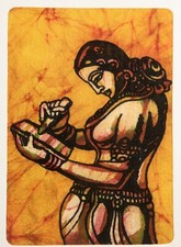 Carte artisanale batik d'occasion  Ardres