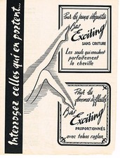 Advertising 1962 exciting d'occasion  Expédié en Belgium