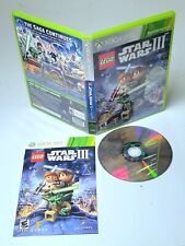 Disco perfeito Xbox 360 Lego Star Wars 3 III The Clone Wars manual de jogo completo na caixa, usado comprar usado  Enviando para Brazil