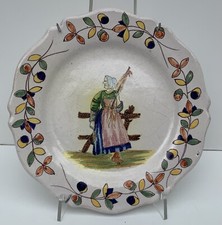 Assiette malicorne faience d'occasion  Fontevraud-l'Abbaye