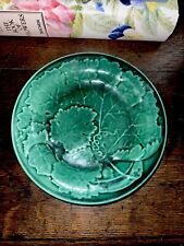 Green majolica plate for sale  Waxahachie