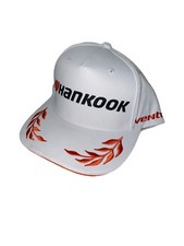 Chapéu de corrida Hankook pneus bordados branco/laranja/preto 5 painéis Snapback F1 comprar usado  Enviando para Brazil