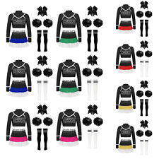 Uniforme infantil feminino confortável fantasia cor contraste saia respirável comprar usado  Enviando para Brazil