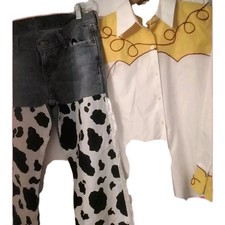 Camiseta vintage Toy Story Jessie clássica jeans adulto tamanho 10 M feita à mão fantasia refazer , usado comprar usado  Enviando para Brazil
