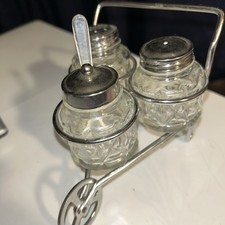 Agitadores de condimento de sal e pimenta vintage em prata caixa de bicicleta 14#95 comprar usado  Enviando para Brazil