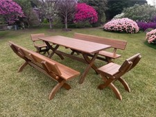Gartentisch bänken stühle gebraucht kaufen  Niederaula