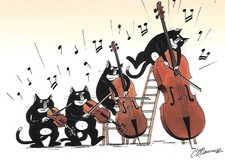 Chats melomanes quatuor d'occasion  Rosheim