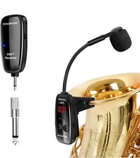Microfone UHF Wireless Instruments, microfone saxofone, receptor sem fio e T comprar usado  Enviando para Brazil