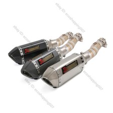 Para CFMOTO 450MT 2024 2025 Sistema de escape deslizable Tubo medio Trasero Silenciador Puntas 51 segunda mano  Embacar hacia Mexico