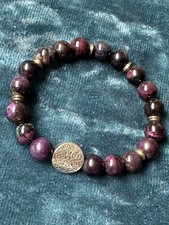 Elastic sugilite beaded for sale  COLCHESTER