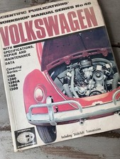Volkswagen workshop manual for sale  BEXHILL-ON-SEA