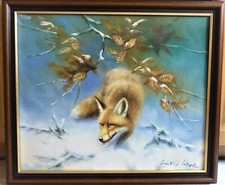 ölgemälde fuchs leinwand gebraucht kaufen  Alsbach, Deesen, Nauort