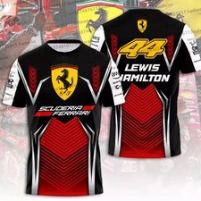 Camiseta manga corta piloto de F1 Lewis Hamilton #44 Ferrari Fórmula 1 - ¡Nueva! segunda mano  Embacar hacia Mexico