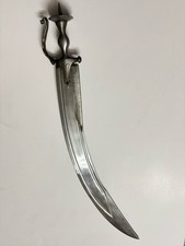 Usado, Espada de Damasco Cinzel Antiga Vintage Feita à Mão Lâmina Larga Antiga Rara Colecionável comprar usado  Enviando para Brazil
