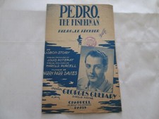 Ancienne partition pedro d'occasion  Wervicq-Sud