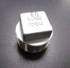 10x edelstahl stopfen gebraucht kaufen  Gettorf