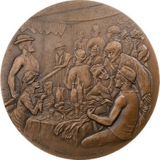 Médaille déjeuner canotiers d'occasion  Lille-