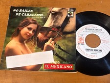 GRUPO EL MEXICANO No Bailes De Caballito 1992 MEXICO 7" PROMO Cumbia Sexy Cover comprar usado  Enviando para Brazil
