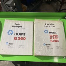 Torno CNC manual de peças operacionais ROMI G240 260 280 comprar usado  Enviando para Brazil