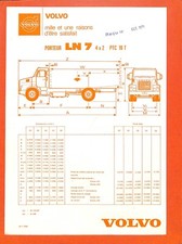 VOLVO TRUCKS / TYPE LN 7 4X2  / PORTEUR / FICHE TECHNIQUE DE 1974 comprar usado  Enviando para Brazil