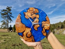 Wanduhr livenholz blau gebraucht kaufen  Heidenheim an der Brenz