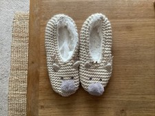 Slippers knitted slipper for sale  WIMBORNE