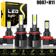 Lâmpadas de neblina para faróis de LED Mitsubishi Mirage G4 2017-2018 alta e baixa 6000K comprar usado  Enviando para Brazil