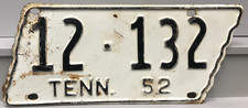 1952 tennessee license for sale  De Witt
