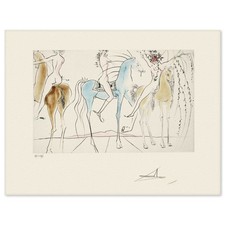 Salvador dali etching d'occasion  Expédié en Belgium