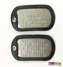 Set piastrine militari usato  Vinovo