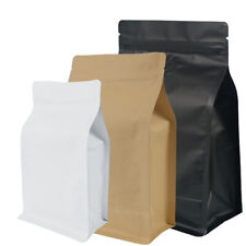 Usado, Saco de embalagem de café de fundo plano com válvula de desgaseificação unidirecional e ziplock comprar usado  Enviando para Brazil
