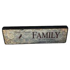 Family wall plaque for sale  Fredonia