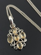 Sterling silver citrine for sale  POLEGATE