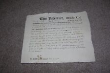 1828 indenture danvers for sale  Alfred