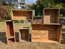 Vintage wooden boxes for sale  ROSS-ON-WYE