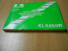 Betriebsanleitung kawasaki klx gebraucht kaufen  Fruerlund,-Engelsby, Tastrup